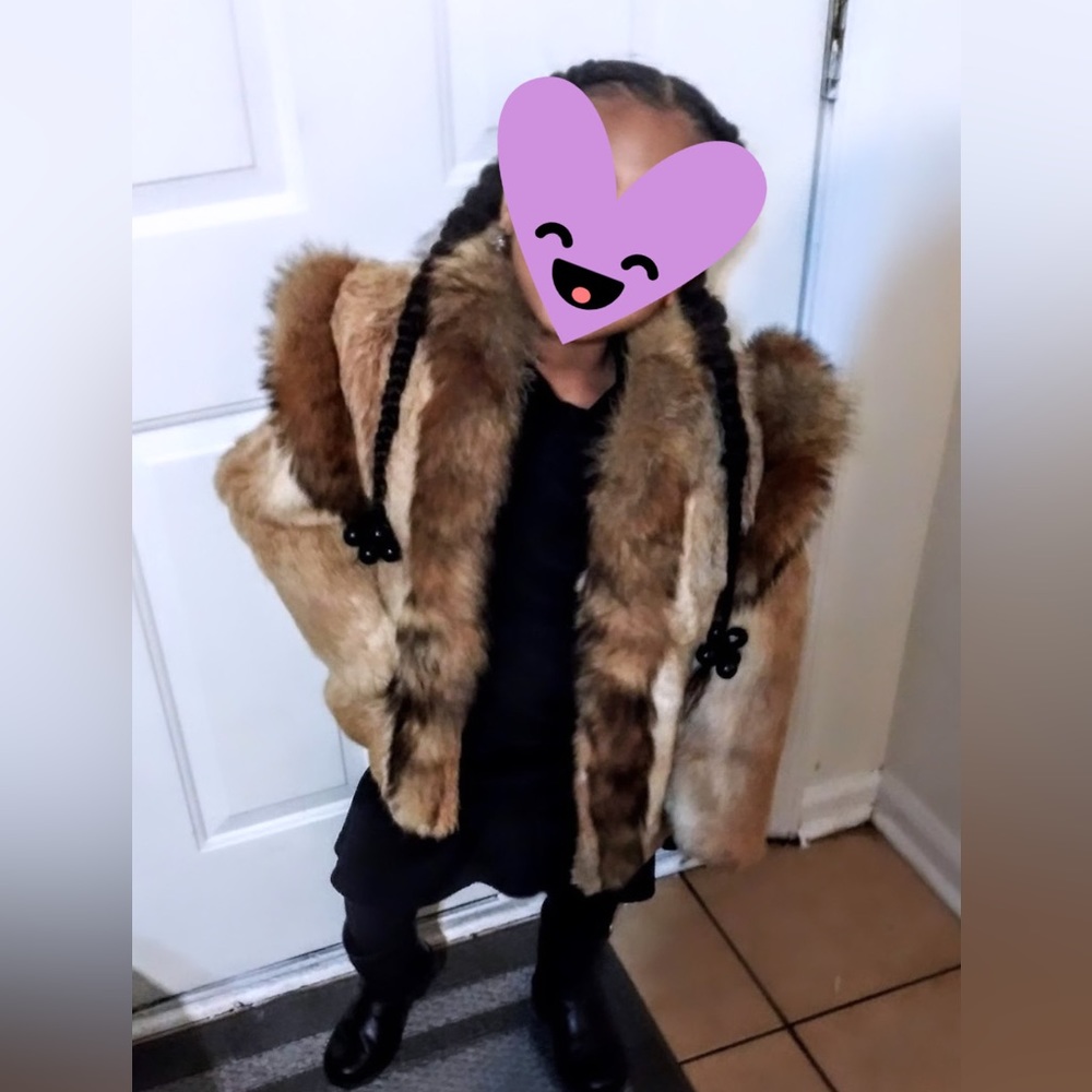 Real rabbit fur jacket